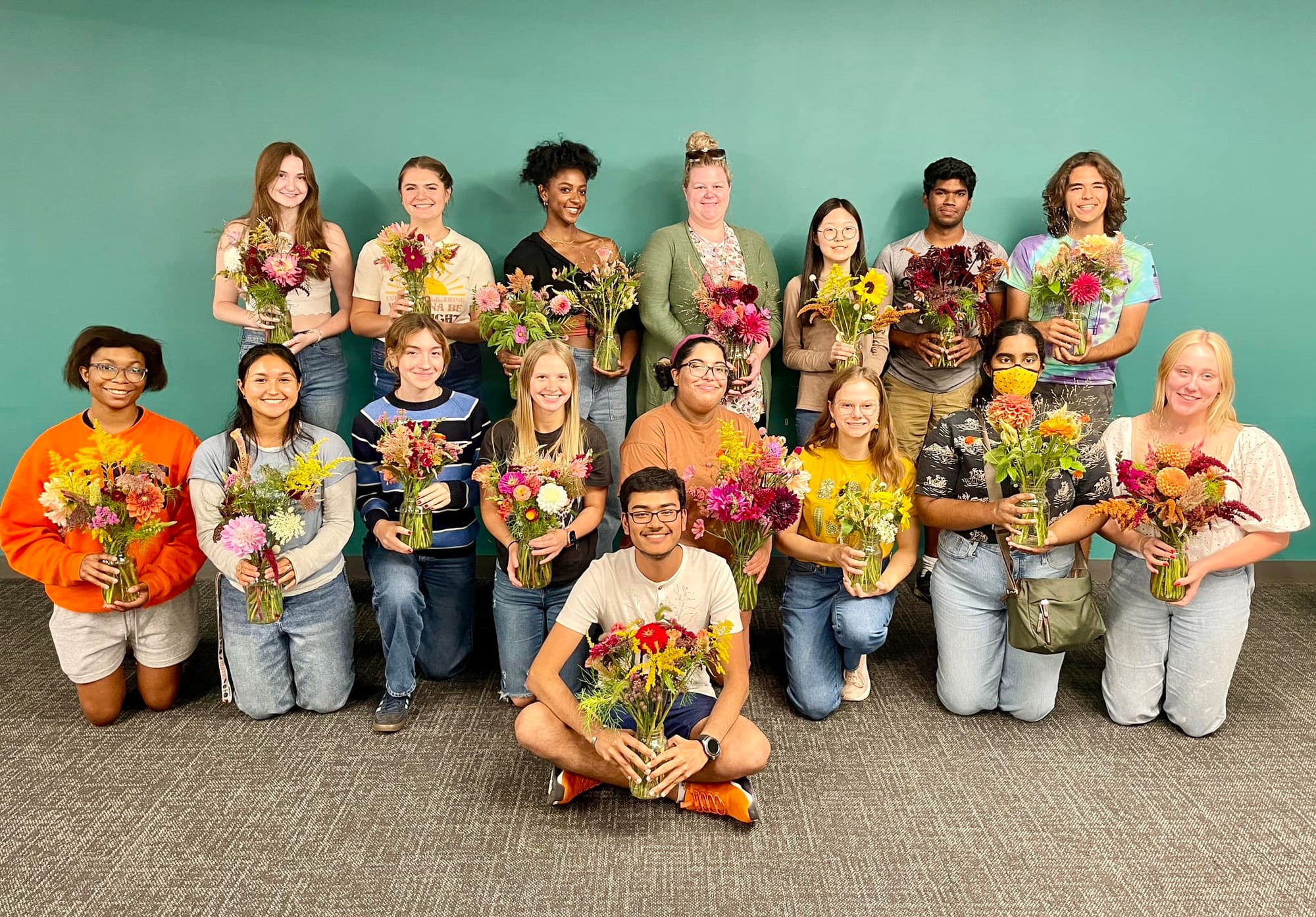 Teaching a Floral Arranging Class at UIUC