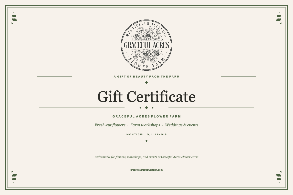 Graceful Acres Gift Certificate